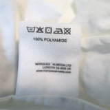 Marques Almeida Off the Shoulder Top White Size Large Drawstring Hem Blouse NEW
