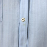 Isabel Marant Etoile Long Sleeve Shirtdress Light Blue Tonal Stripe Size 38