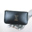 Cartier Double C de Cartier Zipped Card Holder Wallet Black Leather