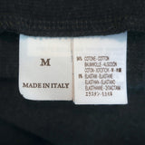 Brunello Cucinelli Monili Trim V-Neck Long Sleeve Top Charcoal Size Medium
