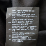 Saint Laurent Bomber Jacket Navy/Black Leather-Trimmed Wool Size 52