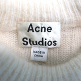 Acne Studios Dania Mohair Sweater Cream Size Extra Small Crewneck Pullover