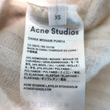 Acne Studios Dania Mohair Sweater Cream Size Extra Small Crewneck Pullover
