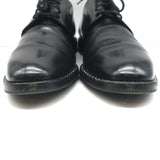 Saint Laurent Studded Derby Oxfords Dylan Black Leather Size 40 Lace-Up Flats