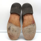Aime Leon Dore Penny Loafers Brown/White Grained Leather Size 7 /Fits Like 8