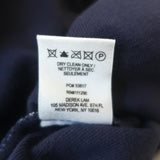Derek Lam Denim Layered-Effect Sweatshirt Navy Striped Terry Size Large