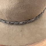 Lovely Bird Braided Band Fedora Hat Brown Wool Felt