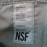 NSF Midori Zipper-Trim Foldover Waist Pants Light Green Size 27 NEW