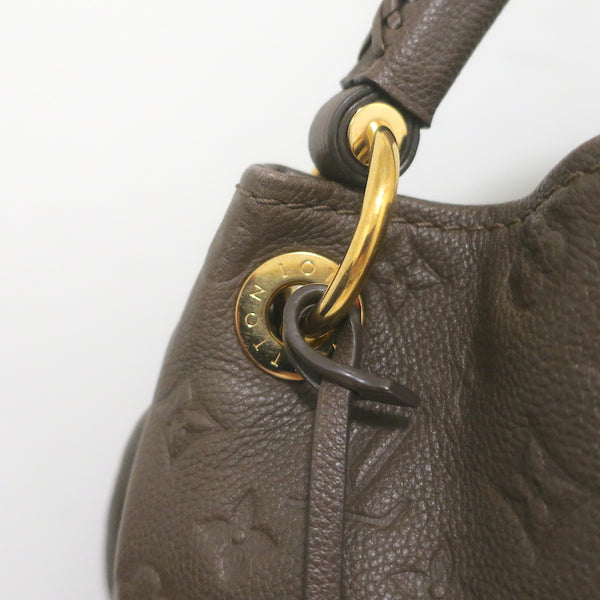 Louis Vuitton Artsy 872337 Mm Brown Monogram Empreinte Leather Hobo Bag, Louis Vuitton