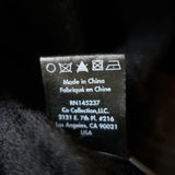 Co Cashmere Mock Neck Sweater Black Size Small Blouson Sleeve Pullover