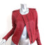 Joie Moto Jacket Koali Red Quilted Leather Size Small Biker Jacket