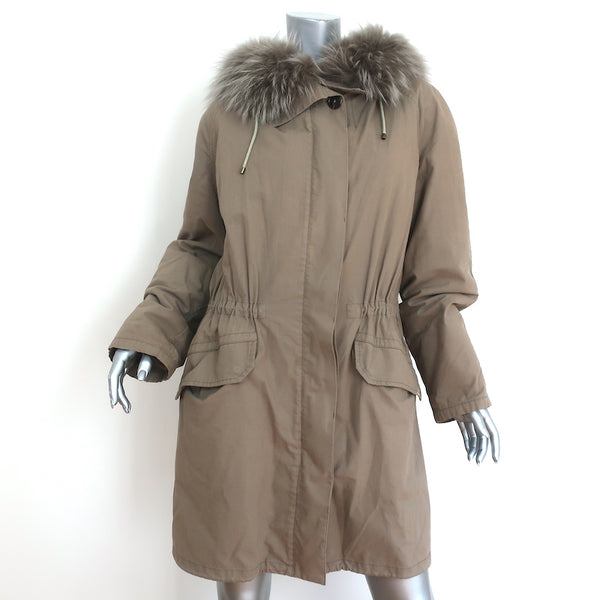 Cotton Rabbit Fur Jacket by Army by Yves Salomon- La Garçonne