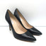 LK Bennett Fern Pumps Black Leather Size 40 Pointed Toe Heels NEW