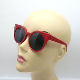 Stella McCartney Round Cat Eye Sunglasses Red SK0018S 003