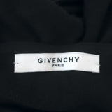 Givenchy Asymmetric Snap-Side Top Black Cashmere-Blend Jersey Size 38