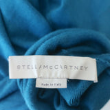 Stella McCartney Turtleneck Sweater Blue Wool-Silk Size 38