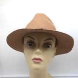 Lovely Bird Braided Band Fedora Hat Brown Wool Felt