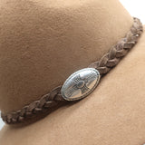 Lovely Bird Braided Band Fedora Hat Brown Wool Felt