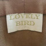 Lovely Bird Braided Band Fedora Hat Brown Wool Felt