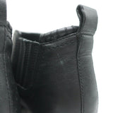 Alexander Wang Kori Ankle Boots Black Leather Size 37.5 Cutout Heel Booties