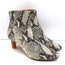 Vetements Demna Gvaslia Lighter Ankle Boots Grey Snakeskin Size 41