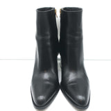 Marni Cutout-Heel Ankle Boots Black Leather Size 41