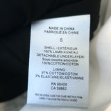 Theory Hodal Leather Overlay Top Black/White Size Small Sleeveless Blouse