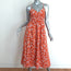 Faithfull the Brand Midi Dress Lalika Valencia Floral Print Size Medium NEW