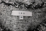 IRO Top Bardy White/Black Frayed Boucle Tweed Size 36 available at CelebrityOwned.com img_6