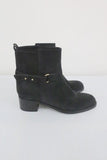 J.Crew Parker Ankle Boots Black Suede Size 8.5 Style 03003 available at CelebrityOwned.com img_3