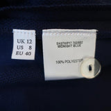 JW Anderson Asymmetric Side-Button Midi Skirt Midnight Blue Size US 8 NEW available at CelebrityOwned.com img_7