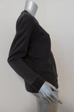 James Perse Pocket Sweatshirt Black Pigment Lotus Terry Pullover Size 1 available at CelebrityOwned.com img_3