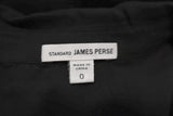 James Perse Relaxed Chiffon Shirt Charcoal Size 0 Long Sleeve Button Down Blouse available at CelebrityOwned.com img_5