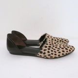Jenni Kayne d'Orsay Flats Ivory Cheetah Print Calf Hair & Brown Leather Size 37 available at CelebrityOwned.com img_2
