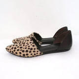 Jenni Kayne d'Orsay Flats Ivory Cheetah Print Calf Hair & Brown Leather Size 37 available at CelebrityOwned.com img_5