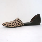 Jenni Kayne d'Orsay Flats Ivory Cheetah Print Calf Hair & Brown Leather Size 37 available at CelebrityOwned.com img_6