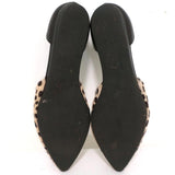 Jenni Kayne d'Orsay Flats Ivory Cheetah Print Calf Hair & Brown Leather Size 37 available at CelebrityOwned.com img_9
