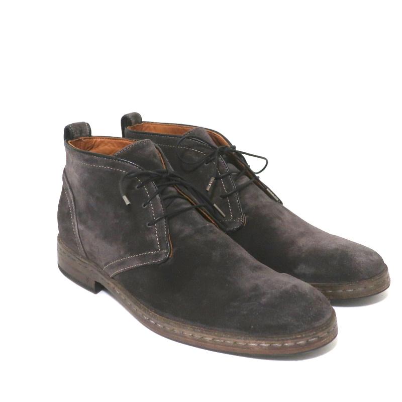 John Varvatos Chukka Boots Dark Gray Suede Size 9  display picture 1