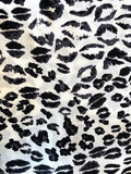 Joie Blouse Addie B White/Black Leopard Print Silk Size Medium 3/4 Sleeve Top available at CelebrityOwned.com img_9