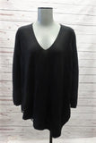 Joie Sweater Tambrel Black Lace-Back Size Extra Small Asymmetric Pullover available at CelebrityOwned.com img_1