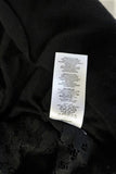 Joie Sweater Tambrel Black Lace-Back Size Extra Small Asymmetric Pullover available at CelebrityOwned.com img_5