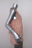 Joie Tank Top Aruna Pink Snakeskin Print Silk Size Large Sleeveless Blouse available at CelebrityOwned.com img_2