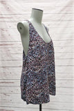 Joie Tank Top Drew B Electric Leopard Print Silk Size Large Racerback Blouse available at CelebrityOwned.com img_2