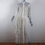 Joseph Midi Dress Morrisson White Mixed Floral Print Size 36 Flutter Sleeve