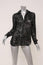 L'Agence Blouse Nina Dark Brown Leopard Velvet Burnout Top Size Extra Small