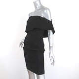 LIKELY Strapless Dress Driggs Black Ruffled Crepe Size 2 available at CelebrityOwned.com img_2
