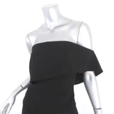 LIKELY Strapless Dress Driggs Black Ruffled Crepe Size 2 available at CelebrityOwned.com img_3
