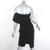 LIKELY Strapless Dress Driggs Black Ruffled Crepe Size 2 available at CelebrityOwned.com img_5
