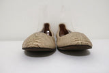 Lanvin Ballet Flats Cream/Gold Lizard-Embossed Leather Size 38.5 available at CelebrityOwned.com img_5