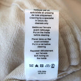 Lanvin Pearl-Trim Sweatshirt Light Beige Cotton Size Small Crewneck Pullover available at CelebrityOwned.com img_11